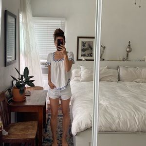 Madewell Peasant Top